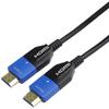 PremiumCord Ultra High Speed HDMI 2.1 Optical AOC Fiber Cable 8K@60Hz, Gold Plated Connectors 20 M