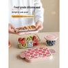 CAMUZ 1000ml 3-Compartment Glass Lunch Box with Cutlery