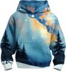 3D Abstract Bee Pattern Printed Men's Hoodie Loose Sweatshirt Harajuku Y2k Clothes Long Sleeve Pullover