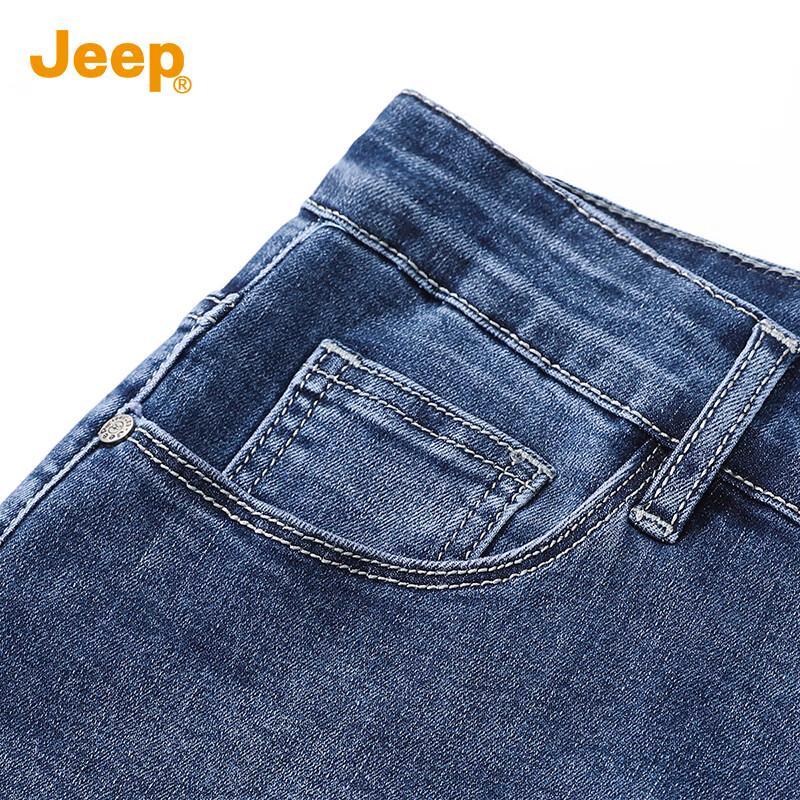 JEEP Men's Business Casual Straight-Leg Jeans
