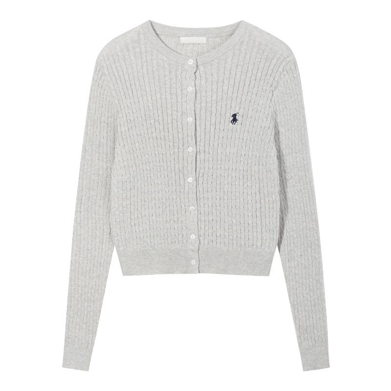 Yangcheng Striped Long Sleeve Knitted Cardigan for Women - Spring 2025 Collection, Soft & Versatile Top