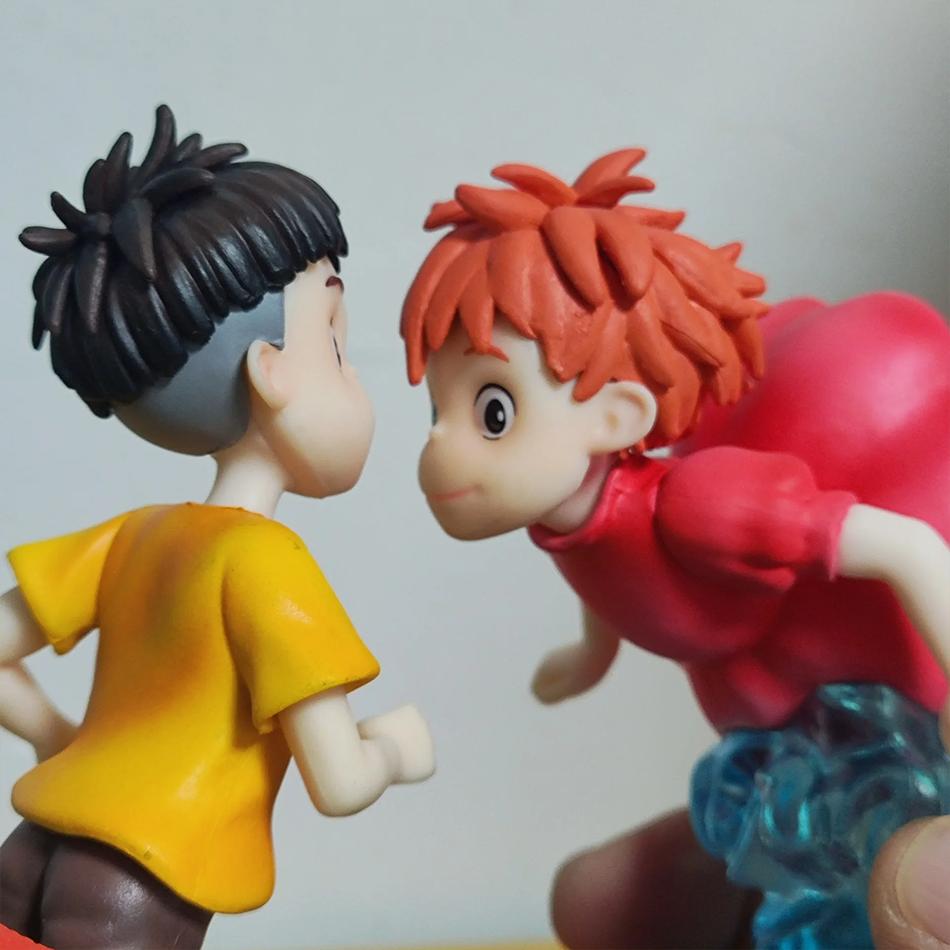 Ponyo On The Cliff Figure Ponyo Sousky Seagal Figure Pvc Gk Statue Anime Action Figurine 15cm Model Doll Collection Toy Kid Gift