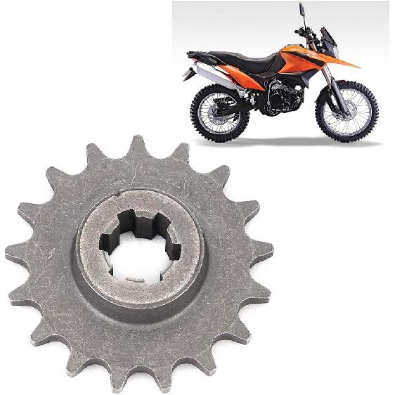 for t8f front sprocket Sprocket, Metal Sprocket Fits for 2 Stroke ATV Quad Dirt Pocket Mini Motorcycle(17 Teeth)