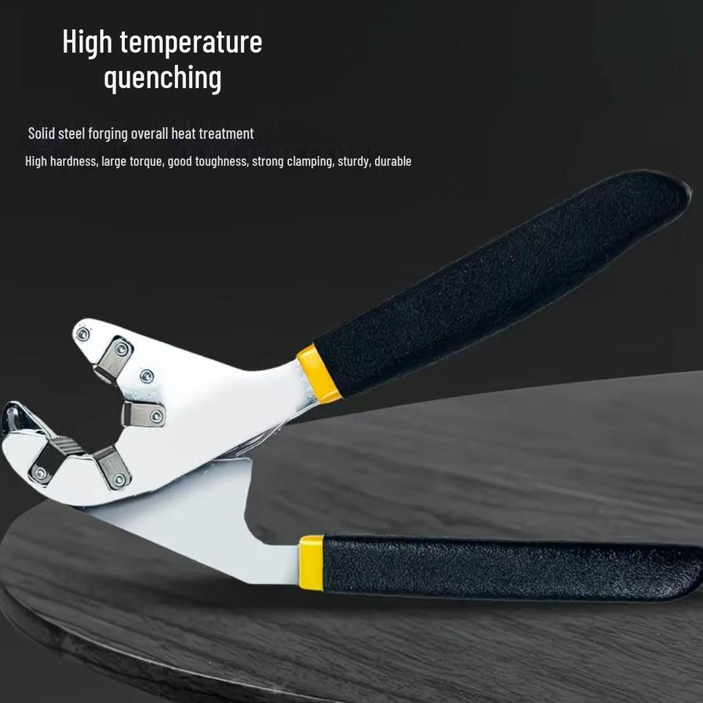 Magic Activity Multifunctional Wrench: Hex Grip, 6" & 8" Polished, Heat-Resistant, Durable.