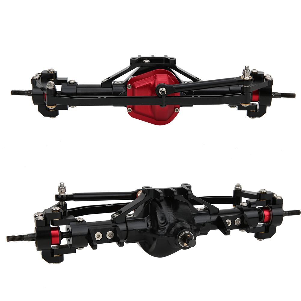 Front Rear Axle Black Aluminum Alloy Accessories for 1 10 RC Climbing Car SCX10 RC4WD D90Black