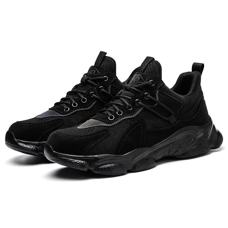 LAOGUANJIA Men's Steel-Toe Safety Work Shoes Model 367