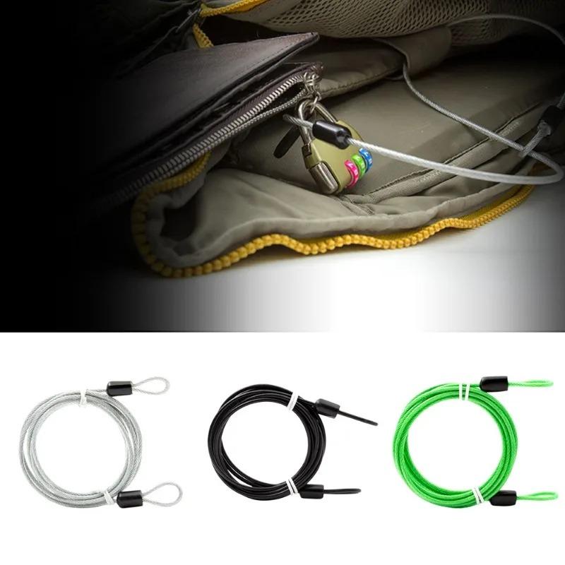 0,5 m Outdoor Tragbares Diebstahlsicheres Fahrradschloss Draht Radfahren Starkes Stahlseilschloss MTB Rennradschloss Fahrradzubehör für Geschenk