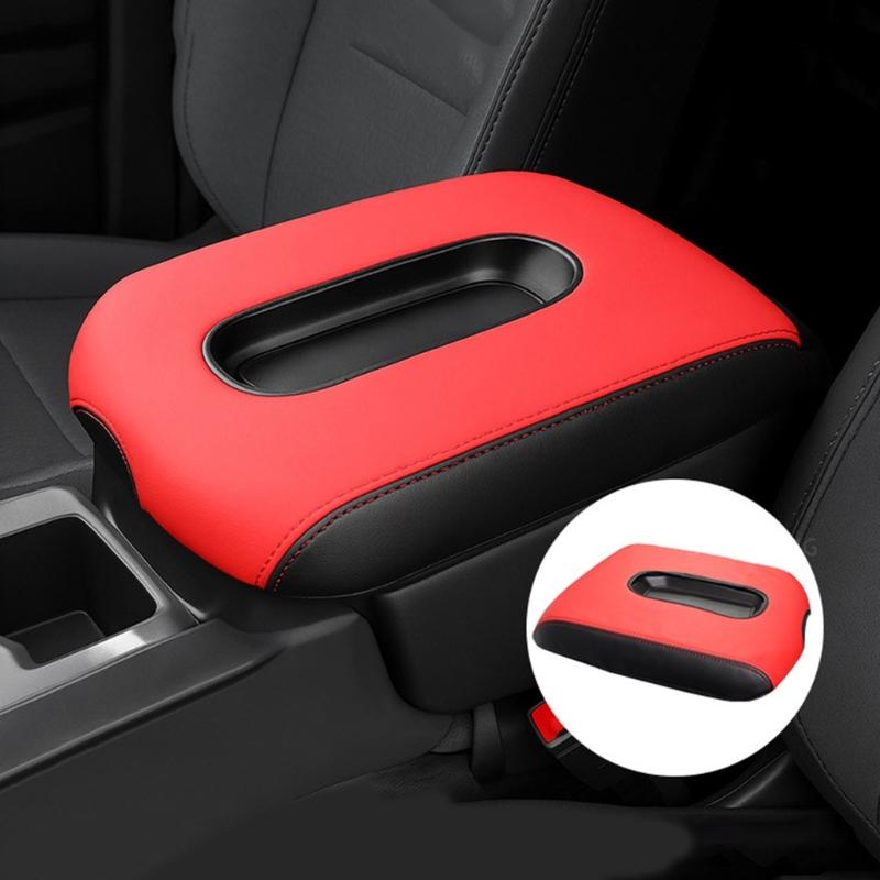 Replacement Armrest Protection Cover for 2019-2024 Car Leather Armrest Cover Automotive Interior Accessories