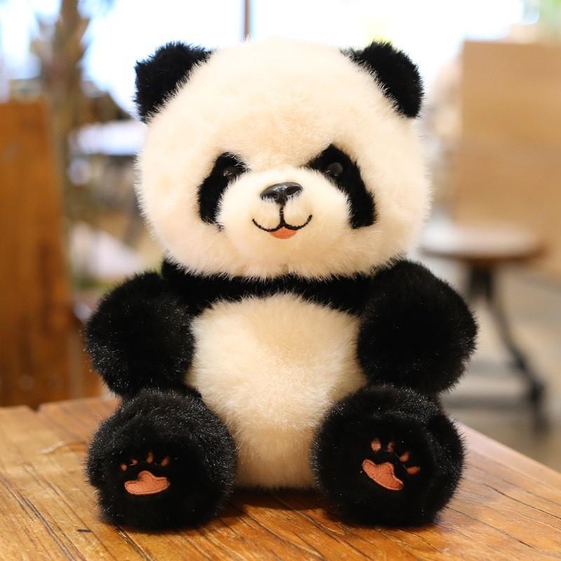 Cute Giant Simulation Panda Plush Toy Doll Silly Travel Souvenir Mascot Gift