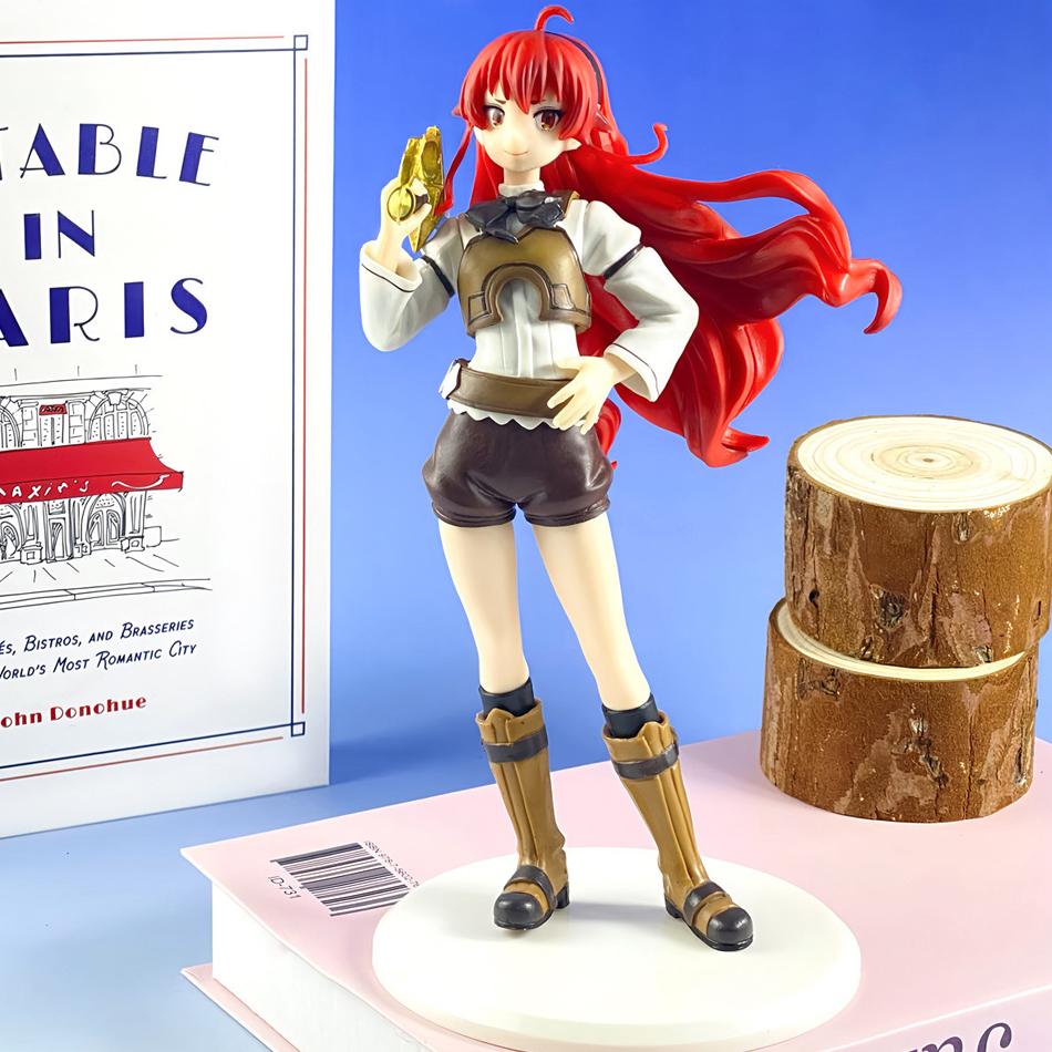 Four Magician Roxy Migurdiass Action Figure Mushoku Tensei Jobless Reincarnation Anime PVC figurines flower Articulated Poseable Detailed Movable
