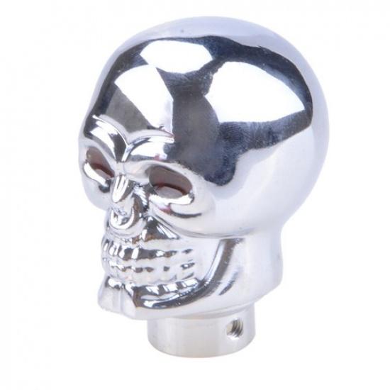 Blue LED Skull Head Gear Car Shift Knob Shifter Lever MT Manual Transmission