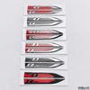 16.2x2cm Car Side Fender Emblem Sticker for Volkswagen VW Rline Logo Golf 5 6 7 Polo Passat Touareg Tiguan Scirocco Accessories zf8
