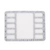 3PCS Rectangle Bead Mat Felt Beading Tray with Centimeter Alphabetic Scale for   Art Crafts Jewelry Making Bead Supplies