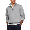 Men's  Leisure  Sports  Half  Zipper  Long  Sleeves  Hoodie