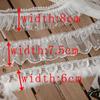 Sewing Supplies Pearl Eyelash Lace Fabric Embroidery White Lace Ribbon Decorative Trim