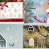 A60zfairy Door Mini Wooden Garden Doors 64 Pcs Unfinished DIY Craft Fairy House Kit Unpainted Wood Miniature Blank Windowmay