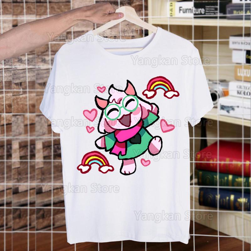 Deltarune Trička potisk O-výstřih Krátký rukáv Běžné Pánské Vysoce kvalitní Pánské Hip-Hopové tričko