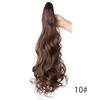 Corn Perm Long Wavy Curly Ponytail Ombre Pony Tail Hairpiece Claw Clip Ponytail Wig  Daily