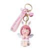 Anne Cute Cartoon Girl Keychain with Bell - Student Bag or Car Pendant, Qixi Festival Gift