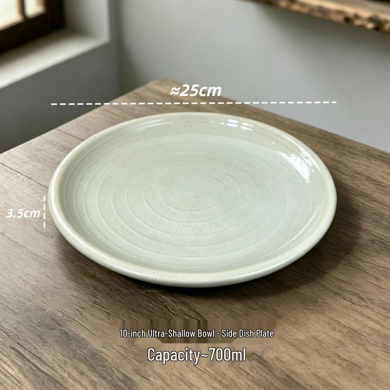 Retro Ceramic Tableware: Earthen Pot with Alcohol Stove for Warming Dishes