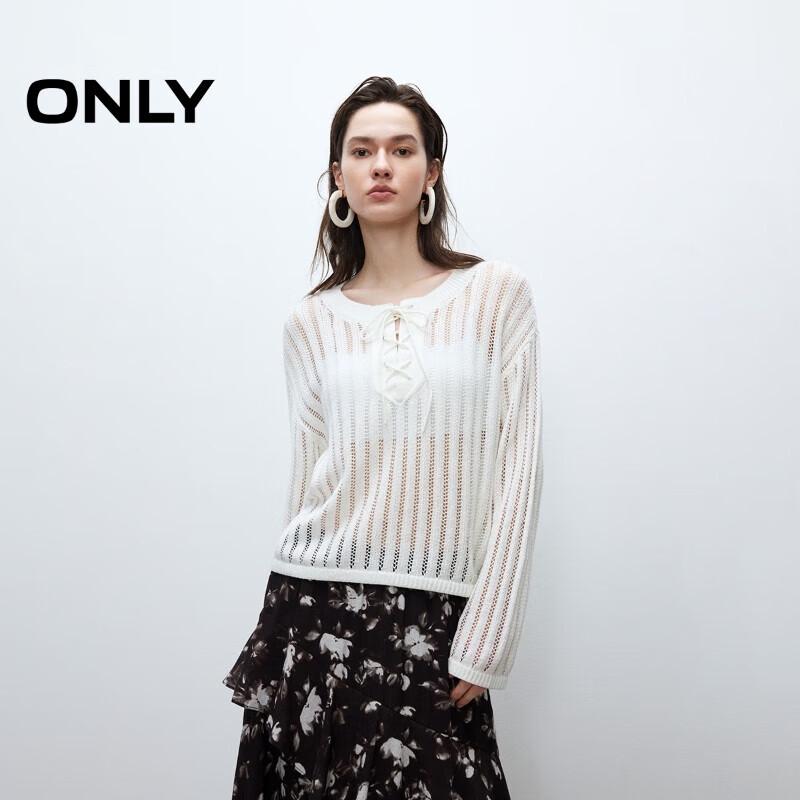 ONLY Women s 2025 Summer Loose Henley Knit Top M