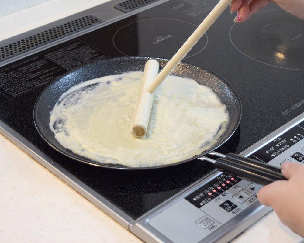 Takagi IH Fiberline Crepe Pan 24cm & Dragonfly Set, Black