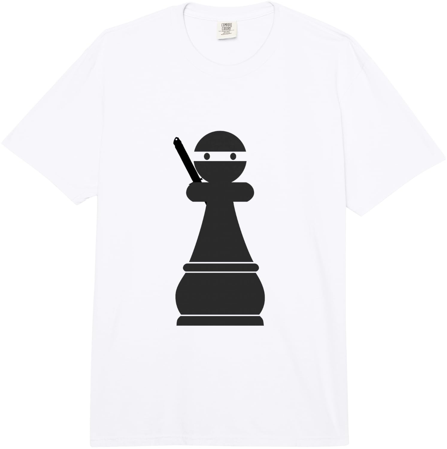 Chess Ninja Funny Chess Gift Comfort Colors Adult Heavyweight Unisex T-Shirt XXXL