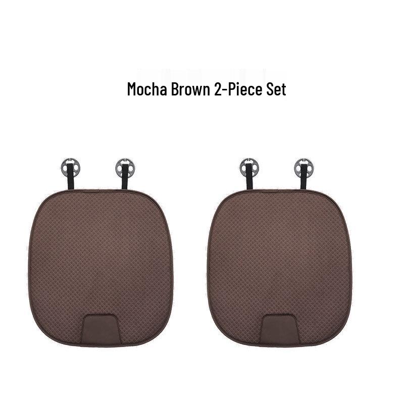 Breathable Non-Slip Ice Silk Car Seat Cushion Summer Cool 3-Piece Set