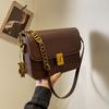 Fashion Small Square Bag Underarm Bag Solid Color New Temperament Versatile Women's Shoulder Bag