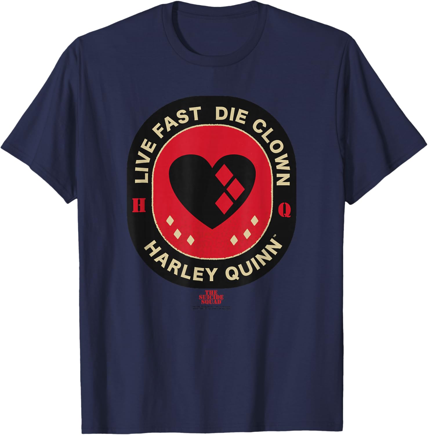 The Suicide Squad Live Fast Die Clown T-Shirt S