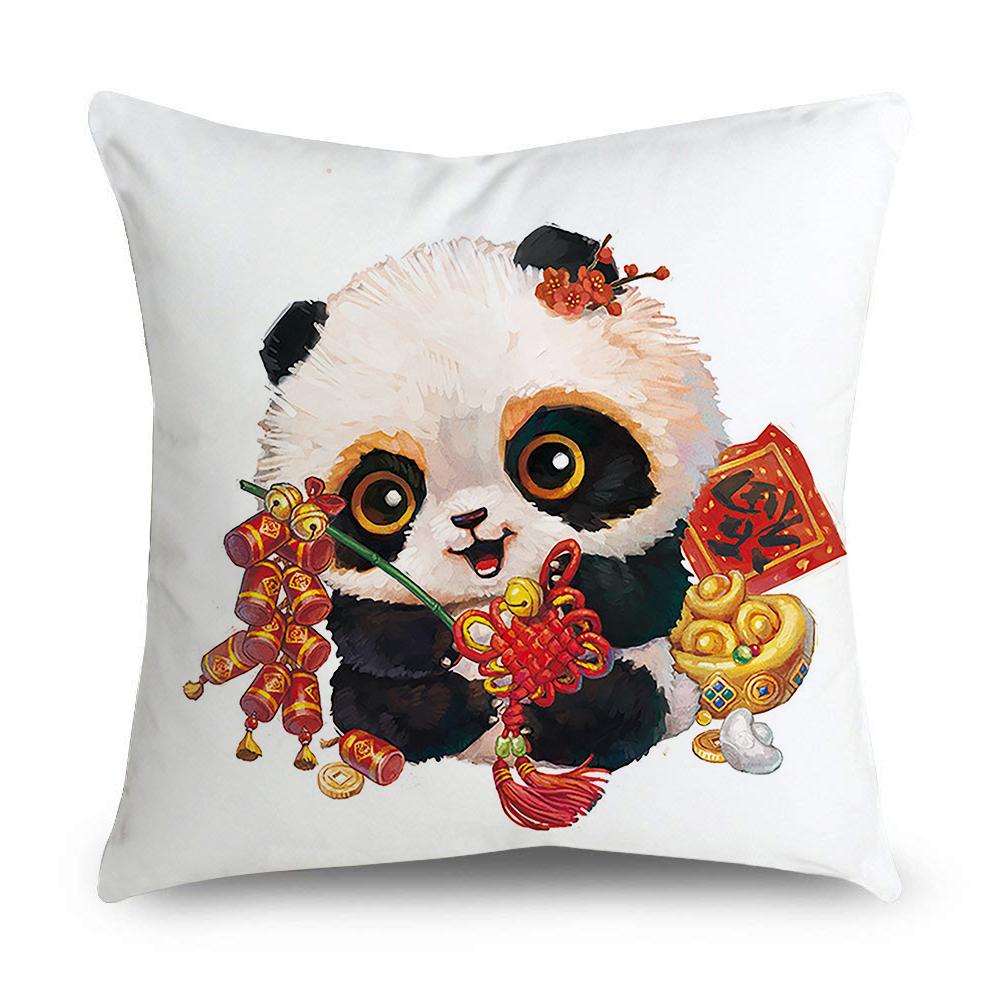 Drăguț Panda Scaun Canapea Față de Pernă Decorare Dormitor Husă Pernă Decorare Canapea Acasa Față de Pernă