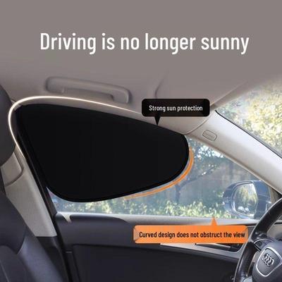 Car Side Window Sunshade Curtain - Heat Insulation, Privacy, UV Protection for Baby