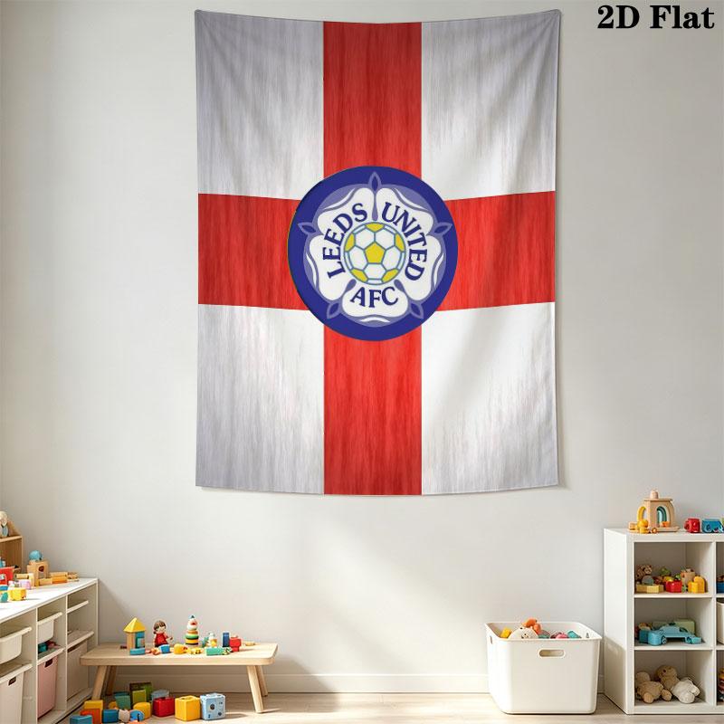 LUFC logo  Wall Hanging Printed Fabric Blanket Decorative Tapestries for Bedroom Living Room Home Decor