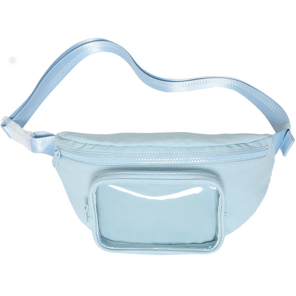 2025 Spring/Summer Transparent Lightweight Nylon Unisex Chest Bag & Waist Bag