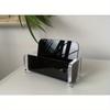 1/2pcs Multi Purpose Storage Minimalist Acrylic Business Card Holder Clear Black Elegant Office Desktop Display