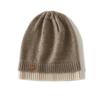 New Heavy Cashmere Color Matching Warm Soft Waxy Cashmere Wool Knitted Hat Children Spot