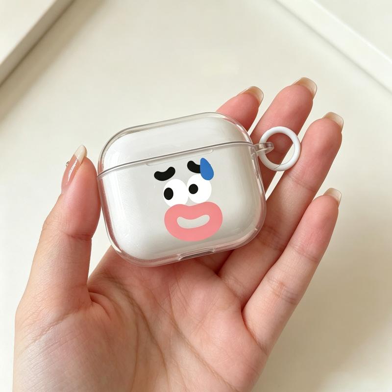 Fun Sausage Mouth Emoji Compatible with Apple AirPods 1/1/1 Gen Protective Case Pro Bluetooth Earphone Soft Case