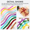 50 Yards 10mm Party-Strauß-Dekoration Geschenke Beflocktes Seidenveloursband Wickelband Verpackungsband