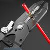 High Carbon Steel Cable Stripping and Crimping Tool with Ergonomic Handle Wire Cutter Cable Stripper for Comfortable Use