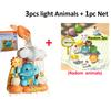 Baby Bath Toys for Kid Bathtub Toy Light Up Floating Squirting Toys Duck Fishing Net Game Toddler Shower Toys Water Pool Toys