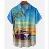 Chemise hawaïenne d'été à manches courtes pour homme, style Y2K, chemise décontractée pour homme, vêtements de mode urbaine pour homme