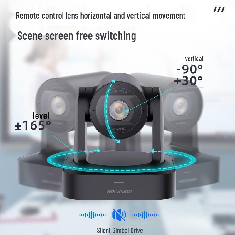 Hikvision V158 4K Live Streaming PTZ Webcam