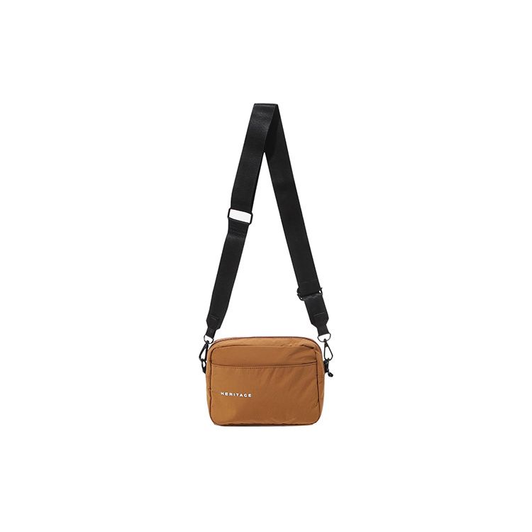 Fila Linear Letter Logo Polyester Mini Shoulder Crossbody Bag Unisex Bags Brown FS3BCF6333XCAL