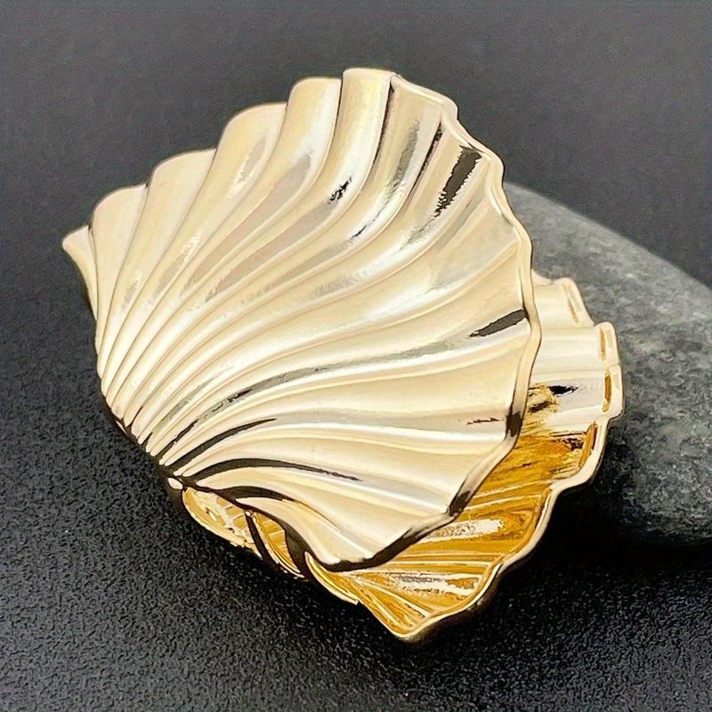 

Лето 2024 Новая Океаническая Серия Ins Стиль Минималистичный и Стильный Дизайн Морского Улитки Спирали Заколка для Волос Подарок Gold