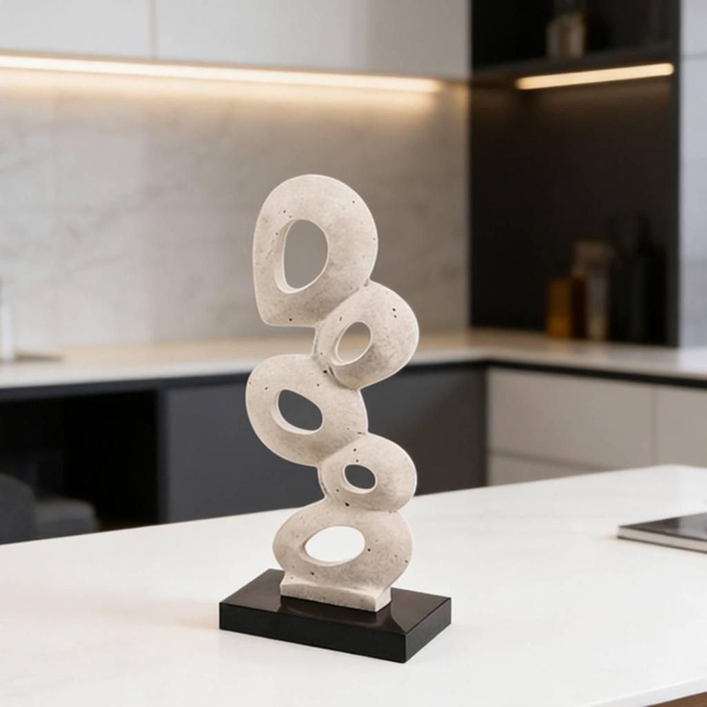 Geometric Tabletop Statue Modern Minimalist