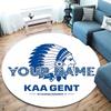 Chief S Pride Custom Name Round Area Rug Carpet Rug For Living Room Bedroom Sofa Playroom Decor Nonslip Floor Mat
