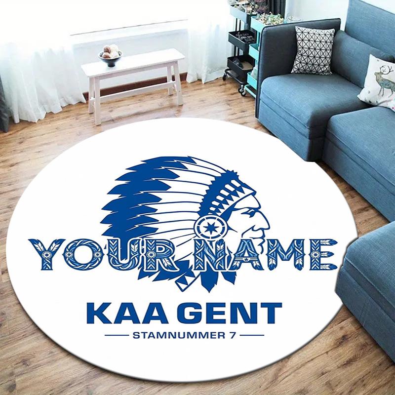 Chief S Pride Custom Name Round Area Rug Carpet Rug For Living Room Bedroom Sofa Playroom Decor Nonslip Floor Mat