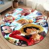 Monkey D Luffy Round Area Rug Carpet Rug For Living Room Bedroom Sofa Playroom Decor Nonslip Floor Mat