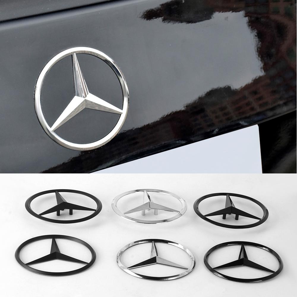 ABS Original Car Rear Trunk Badge Sticker Mercedes Emblem Cover For Mercedes Benz E-class E250 E350 E400 E550 W212 2010-2016