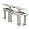6in Pull Up Boat Cleat 316 Stainless Steel Heavy Duty Marine Dock Cleat with Locknuts for Yacht